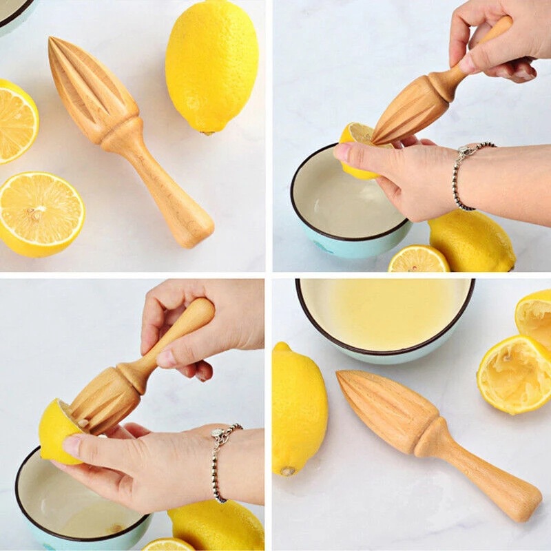 Wood Citrus Reamer, Handmade L - Kitchen Gadgets Made In Usa のレビューと価格