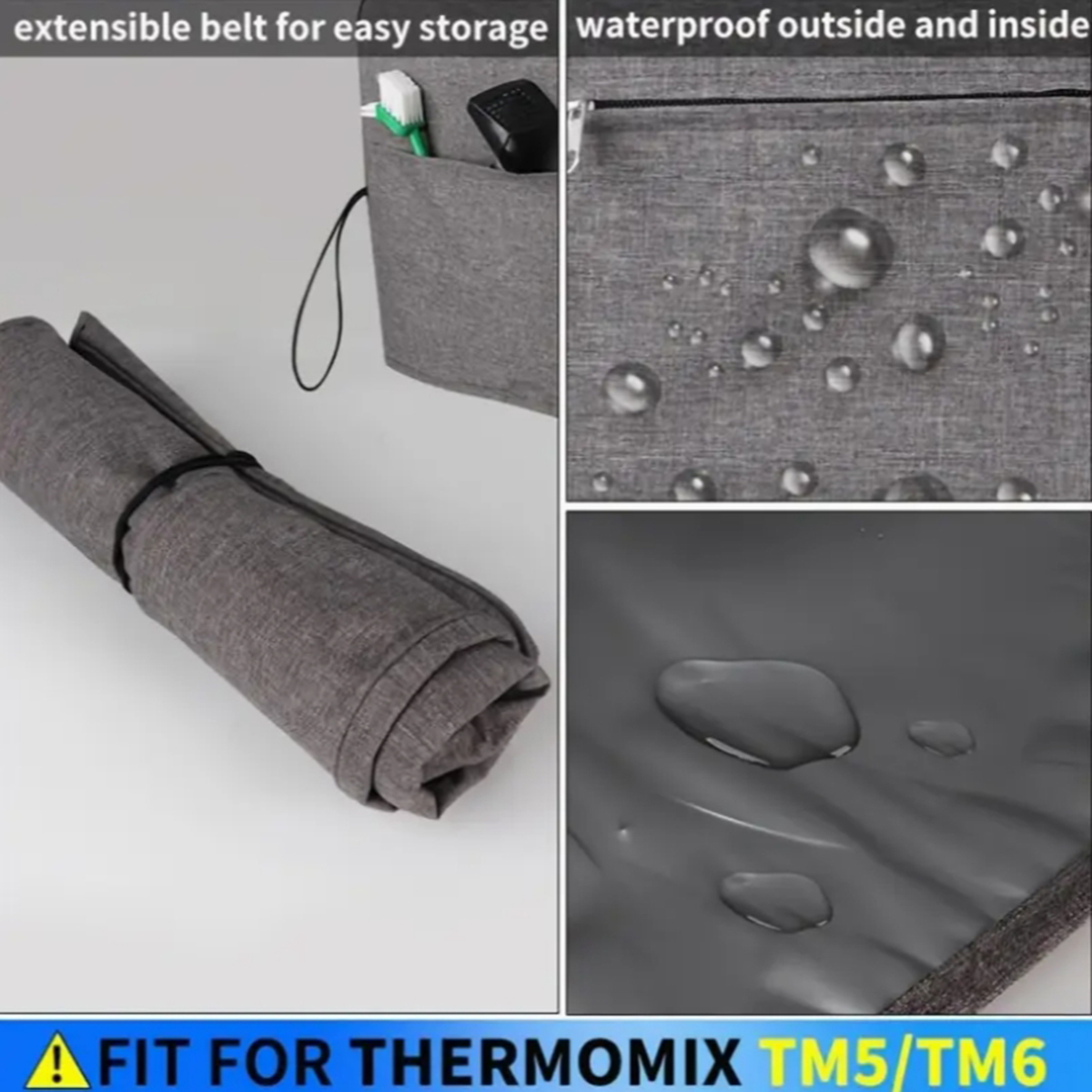 Grey Oxford cloth Thermomix TM - Kitchen Gadgets Thermomix のレビューと価格