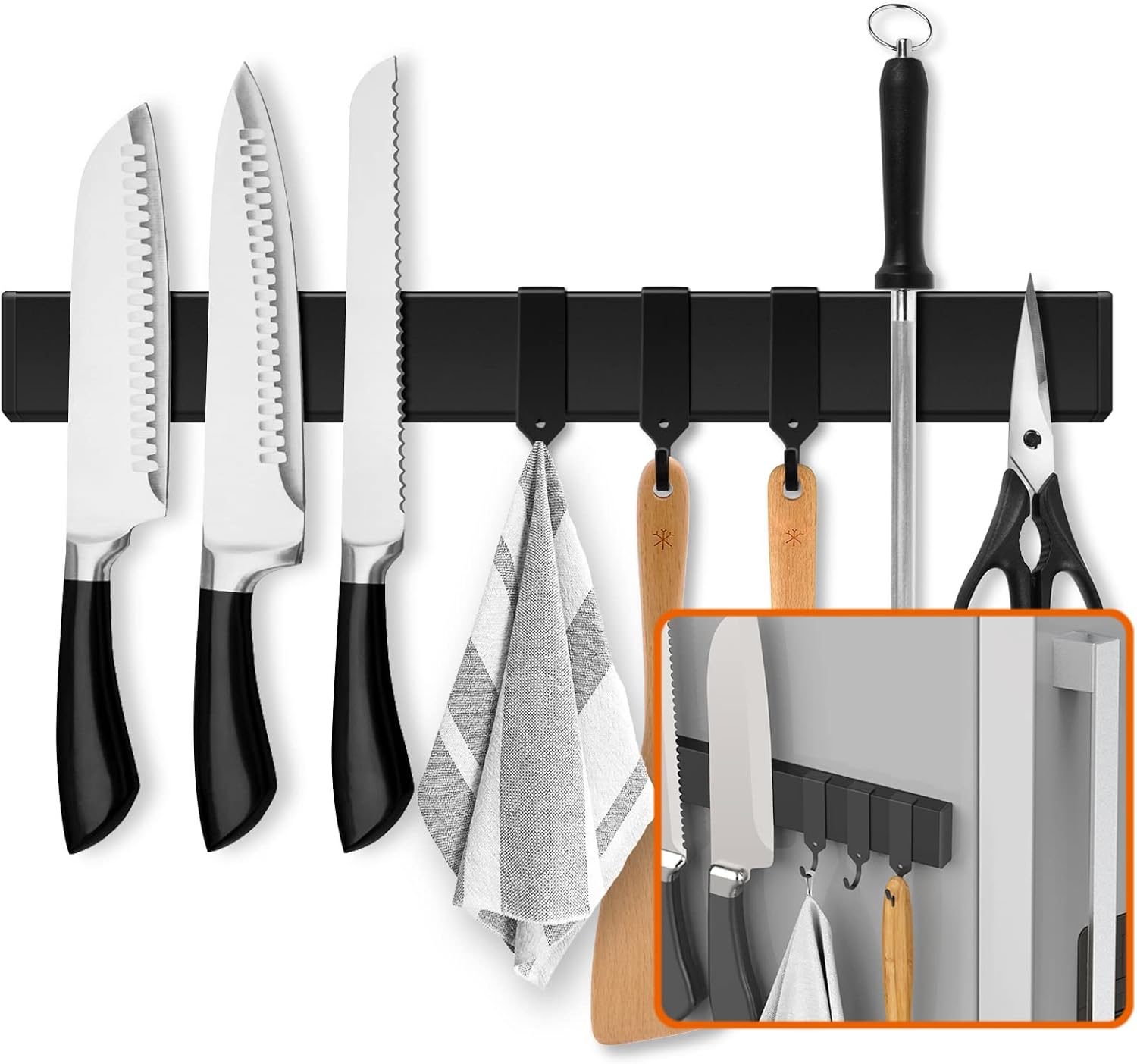 Double Sided Magnetic Knife Ho - Magnetic Knife Strip のレビューと価格