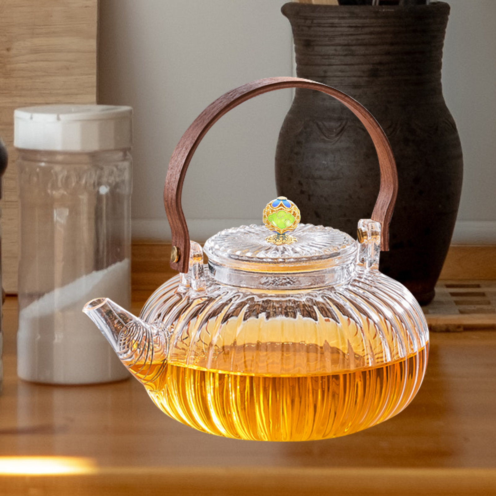 Vintage Style Enamel Teakettle - Kitchen Gadgets Gold のレビューと価格