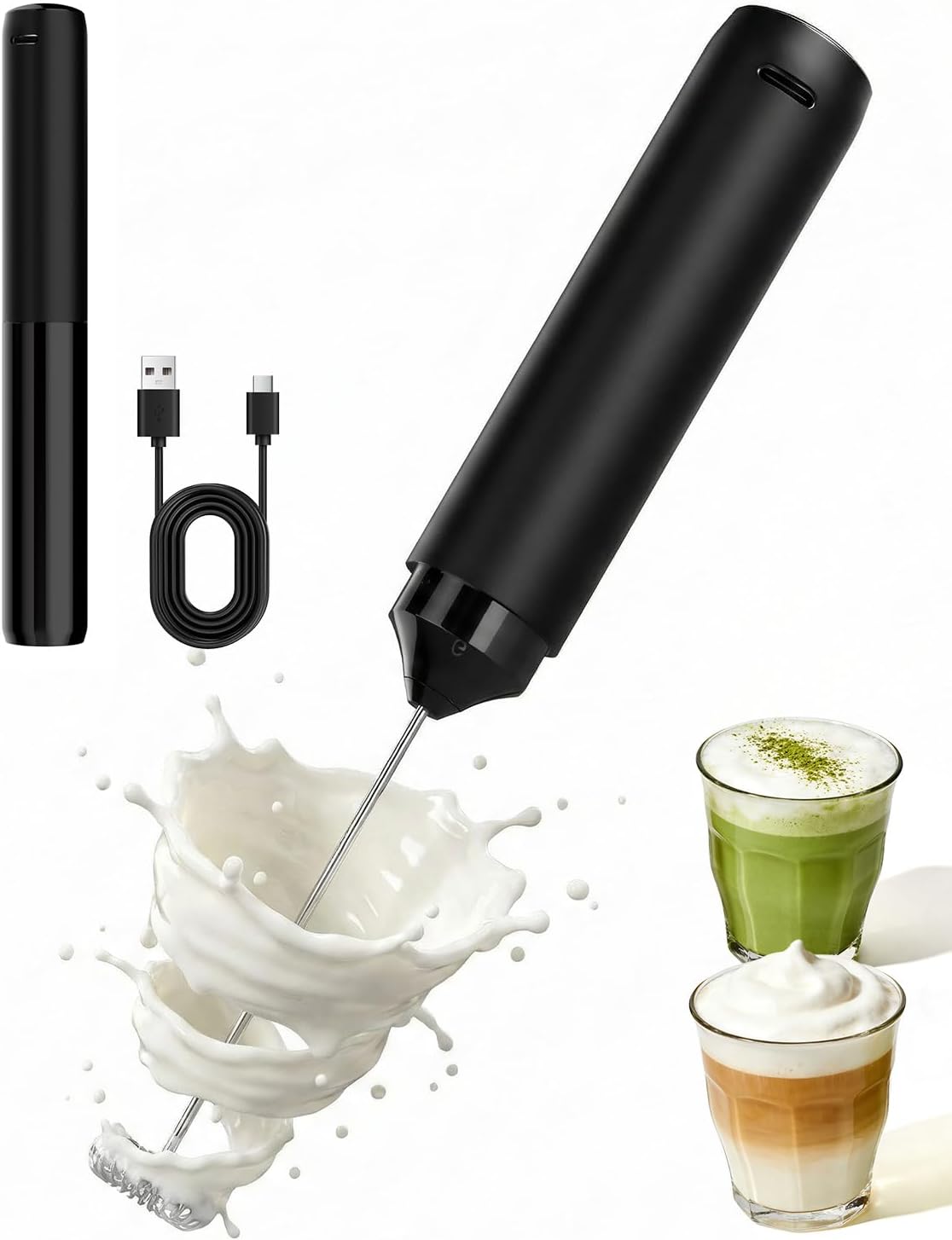 Rechargeable Milk Frother Hand - Milk Frother のレビューと価格
