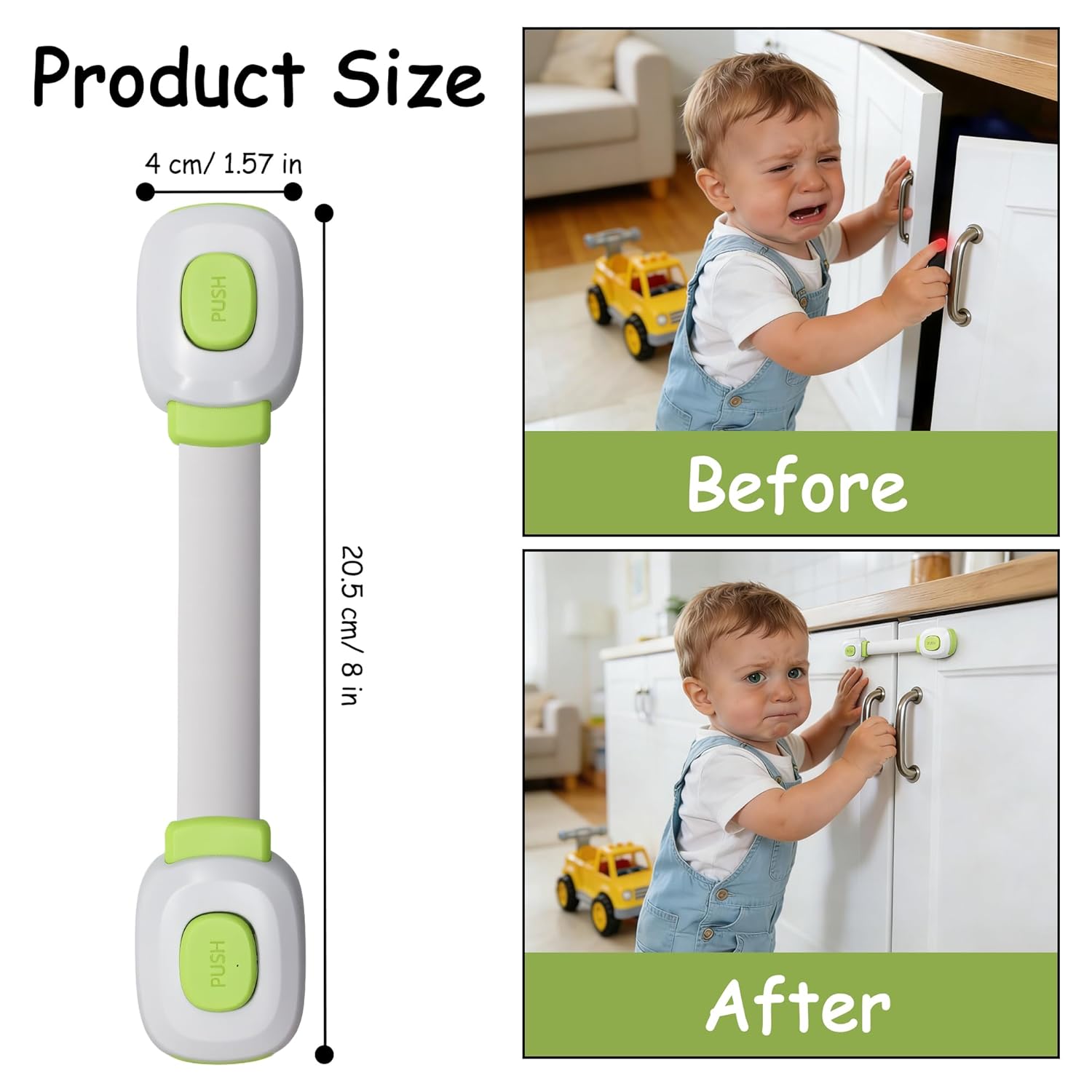 Universal Cabinet Door Lock Ad - Kitchen Gadgets In のレビューと価格