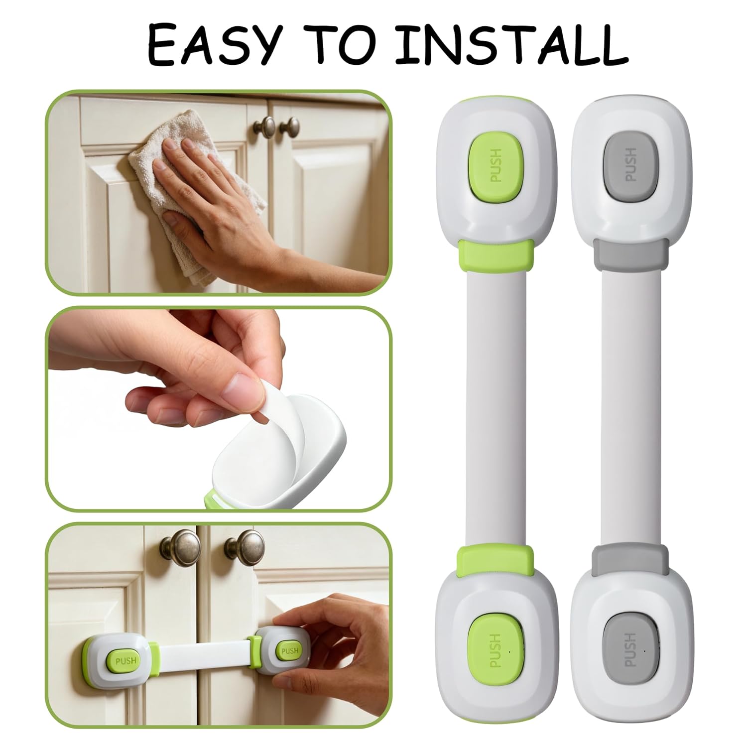 Universal Cabinet Door Lock Ad - Kitchen Gadgets In のレビューと価格