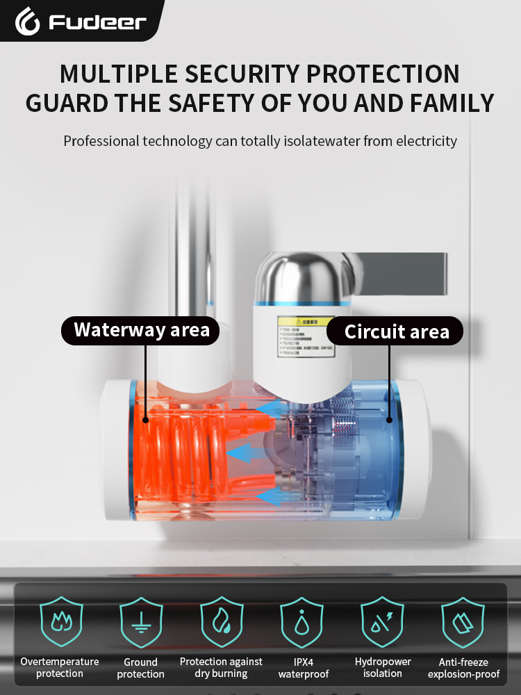 Fudeer Electric Water Heater 2 - Kitchen Gadgets Mixer のレビューと価格