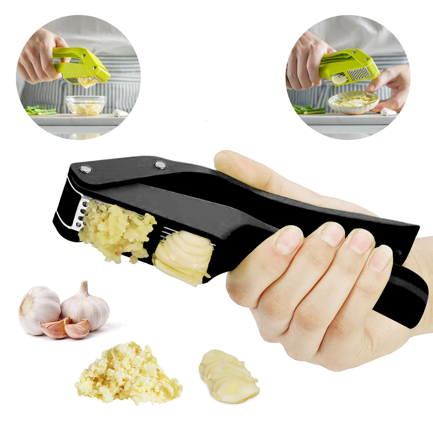 2 in 1 Garlic Ricer and Slicer - Kitchen Gadgets Garlic のレビューと価格